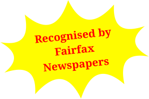 Recognised by Fairfax Newspapers